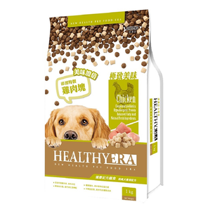 【健康紀元】挑嘴配方狗飼料1Kg*8包組-雞肉塊口味