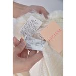 (S) liz lisa毛衣v領白色洋裝二手衣, , large