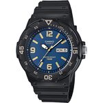 CASIO 卡西歐 DIVER LOOK 潛水運動風手錶-藍x黑/47.9mm MRW-200H-2B3, , large