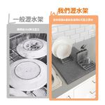 碗盤瀝水架組 三段式 瀝水架 碗盤架 餐具架 筷架 杯架 碗架【Ho覓好物】可拆裝 直立式碗盤架 JP3170, , large