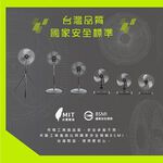 HERAN 18” Taiwan-Made Industrial Fan with Metal Base HAF-18SH32D, , large