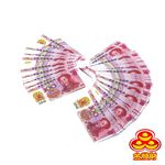 【金發財金紙】冥國台幣人民幣美金 三合一各 500張-2套組, , large