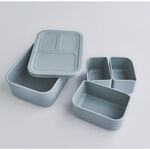 [JC ECO BELIEVER] 摩卡棕色矽膠便當盒 可拆洗矽膠便當盒 保鮮盒 矽膠保鮮盒 矽膠密封盒 密封盒 密封便當盒 多情境 通過美國FDA測試, , large