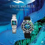 CITIZEN 星辰 千彩之海UNITE with BLUE L系列 光動能大三針女錶 EW5591-60L, , large