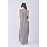 (M) zara質感無袖灰色洋裝二手衣, , large