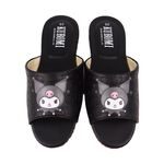 Large size relief leather slippers, , large