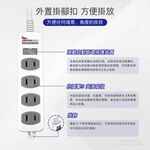 超電王1開4插1.8米 6尺2P延長線 SNB214A-6, , large