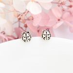 【Angel & Me】Cute Lady bug s925 sterling silver earrings Birthday gift, , large