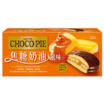 LOTTE 巧克力派-焦糖奶油風味(6顆), , large