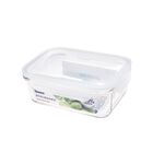Glass food storage box, , large