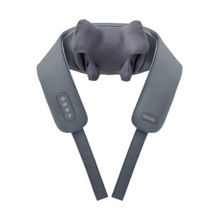 Relax頸Fun鬆 無線肩頸按摩器-藍黑色