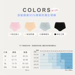 【伊柔EVEROY】舒適純棉高腰加高防漏生理內褲 M-2XL/Q內褲 9818-31 粉, , large