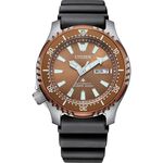 CITIZEN 星辰 PROMASTER 鋼鐵河豚復刻機械錶 附贈橡膠錶帶 NY0164-65X, , large