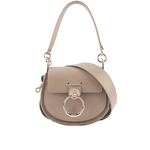 CHLOE' Tess Small Bag 小牛皮拼麂皮肩背/斜背二用包/灰色, , large
