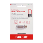 【SanDisk】Ultra Luxe 2TB 銀色 TYPE-C USB 3.2 雙用 OTG 旋轉隨身碟 讀取速度 400MB/s, , large