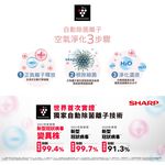 SHARP 夏普 360°呼吸式圓柱空氣清淨機 FU-NC01-W, , large