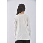 (M) scolar棉質純棉白色長袖上衣二手衣, , large