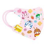 【悠森兒】POLI波力 3D立體幼幼醫用口罩25入-甜甜圈派對, , large