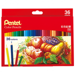 【 Pentel 飛龍 】彩色鉛筆36色 /盒 CB8-36TH, , large