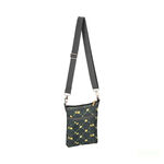 LeSportsac 3 Zip Crossbody 三層拉鍊斜背包 手機包 送禮-綠野雛菊, , large