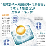 [日日好物]Walch威露士-9倍深層洗淨3效合1酵素去漬除臭柔軟香氛金球洗衣凝膠球32顆/白罐(室內晾曬不悶臭), , large