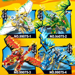 [積木共和國] 【OBM】99075 忍者飛龍積木 一套四款販售(益智拼裝積木), , large