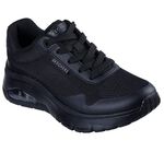 Kixpress-Skechers Uno Flex 女 運動休閒鞋 增高 舒適 穿搭 黑 [177794BBK], , large