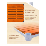 【Y HOUSE】Pine 120x45x60 cm three-layer paint color storage shelf wooden shelf - teak paint white, , large