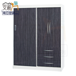 【文創集】亞德 環保5.2尺南亞塑鋼單推門二門高衣櫃/收納櫃(客約商品), , large