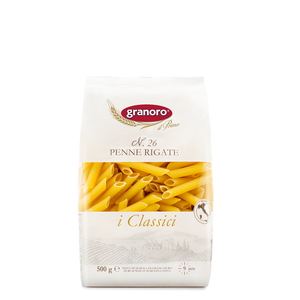 義大利Granoro筆尖麵(箱購)500g*24