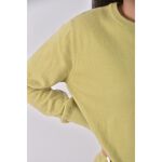 (L) miss studio質感圓領綠色長袖上衣二手衣, , large