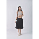 (M) clear impression拼接灰色長裙二手衣, , large