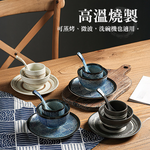 【上手家居】復古日式餐具 4件組 竹韻(陶瓷碗/飯碗/陶瓷餐具/小碗/圓盤/碗盤器皿/陶瓷盤子), , large