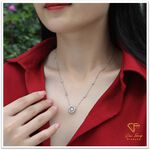 【CF鑽飾】項鍊 莫桑鑽《如一》50分, , large