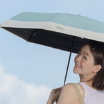 【rento】UV Protection Embroidered Mini Umbrella with Black Coating &ndash; Sky Bird, , large