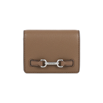 Michael Kors Carson 銀色馬銜荔枝皮革釦式零錢包/卡包(火龍果色), , large