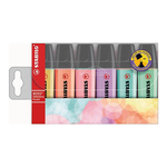 STABILO 德國 思筆樂 BOSS ORIGINAL Pastel 波士馬卡龍色經典螢光筆 6色組 /盒 ST70/6-2, , large