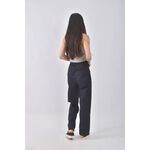 (XL) giordano高腰棉質素面藍色長褲二手衣, , large