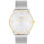 COACH 經典滿版 Logo 女錶 手鍊套組-36mm CO14000117, , large