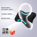 [威力車坊]【Relass】典藏車用舒適頭枕-黑色, , large