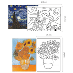 【韓國AMOS】12色 世界名著 文森特.梵高 玻璃貼 玻璃彩繪膠, , large