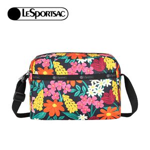 Lesportsac Daniella Crossbody 拉鍊斜背包/ 繽紛花園