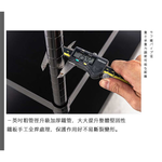 【Y HOUSE】90x45x180cm two-layer hole-free single-pole wardrobe rack, hole-free shelf, open hanger - black, , large