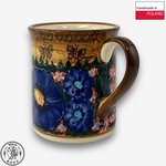 【SOLO Vintage】Cerraf Polish Pottery 280ml Mug Butterfly Whispers at Twilight Series Made in Poland, , large