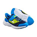 DIADORA迪亞多那 兒童輕量慢跑鞋 童運動鞋 童鞋 撞色 寬楦 透氣 保護後跟 吸震 減壓 健康鞋墊 防滑 藍 灰藍, , large