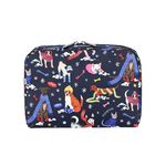 LeSportsac Extra Large Rectangular Cosmetic 加大型收納化妝包/ 雪國汪星人, , large