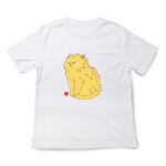JZ TEE Lightning Orange Cat Graphic Tee, , large