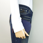 【M2nd】 Ostrich wallet with chain, , large