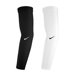 NIKE UV GOLF 臂套 2.0 一雙入 高爾夫球臂套 附收納袋 透氣 快乾 防曬 抗紫外線 柔軟 防滑 黑 白