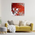 【御畫房】鴻運當頭 國家一級畫師手繪油畫80×80cm(VF-188), , large